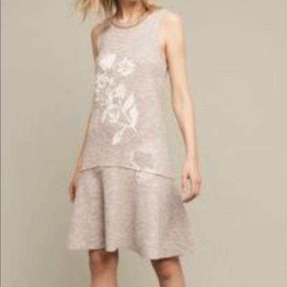 Anthropologie Dresses & Skirts - ANTHRO Knitted and Knotted wool Dazzling dress NWT